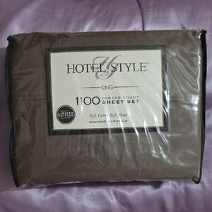 HomeStyle King Sheet Set - Manatee Grey